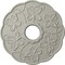 Ekena Millwork Terrones Butterfly Medallion (Canopies up to 3 7/8"), 17 7/8"OD x 3 7/8"ID x 1"P, Pot of Cream CM17TSPCF - alternate 1